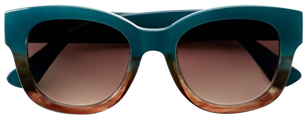 Phoenix Teal Eco Friendly Sun Reading Glasses: 1.5