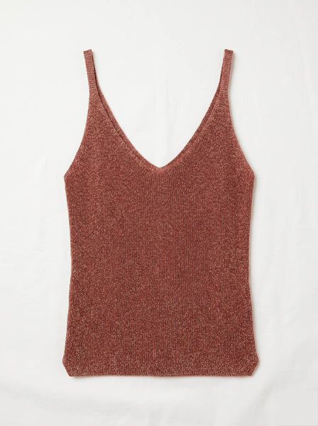 Lurex Knit Tank Top @2007_DeBLux: Pale pink
