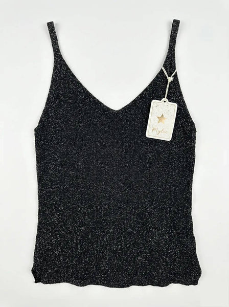 Lurex Knit Tank Top @2007_DeBLux: Camel