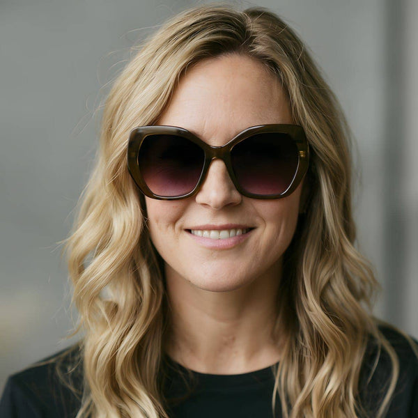 Esther Khaki Sunglasses
