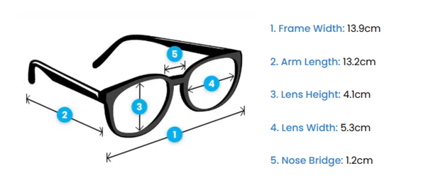 Bampton Olive Reading Glasses: 2.00