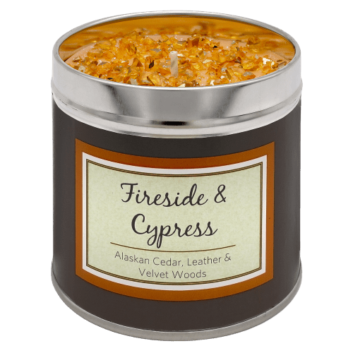 SERIOUSLY SCENTED CANDLE – FIRESIDE AND CYPRESS