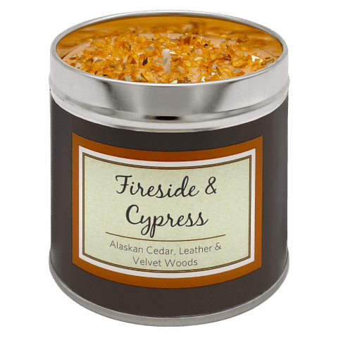 SERIOUSLY SCENTED CANDLE – FIRESIDE AND CYPRESS