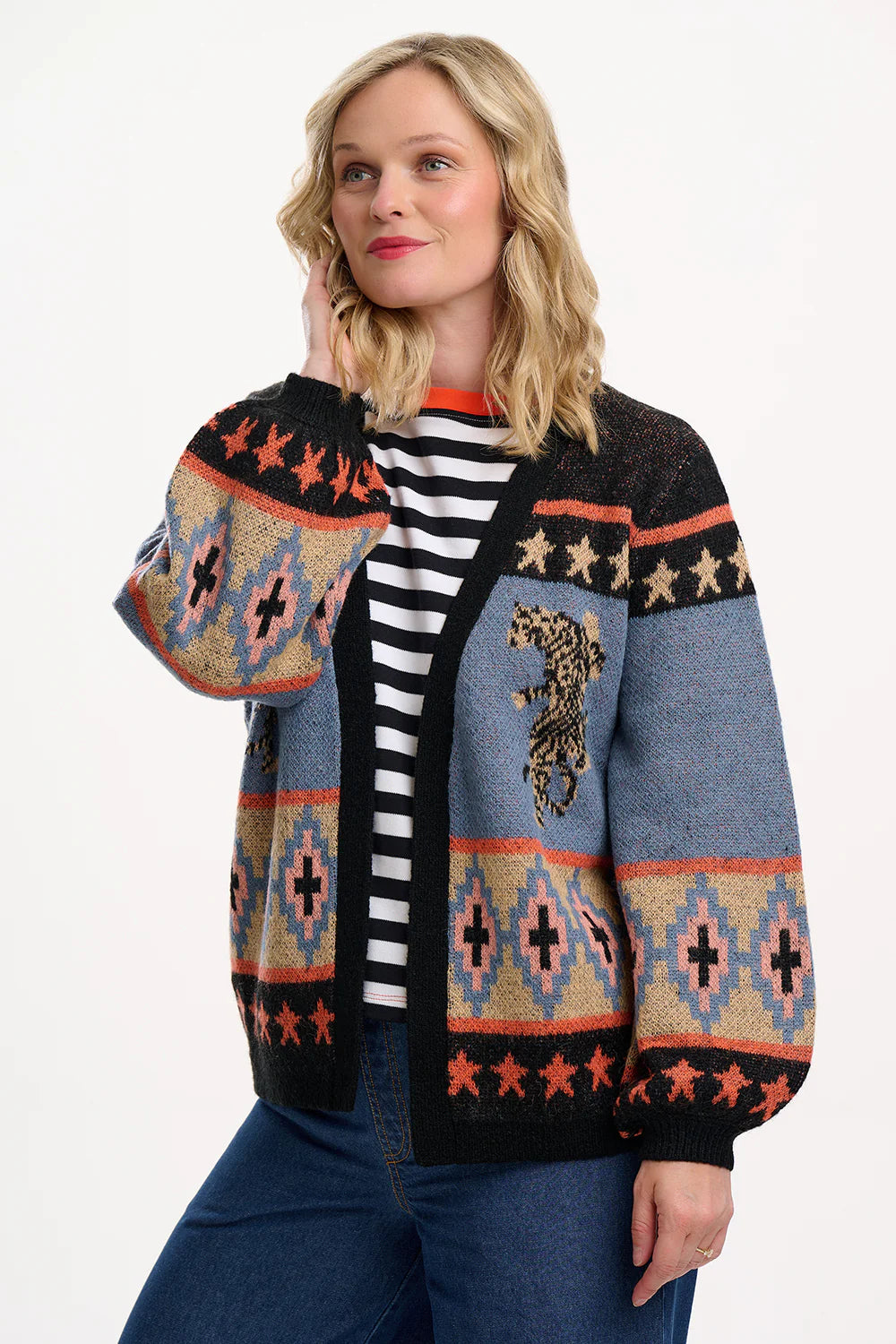 Sugarhill Yvette Cardigan Climbing tigers