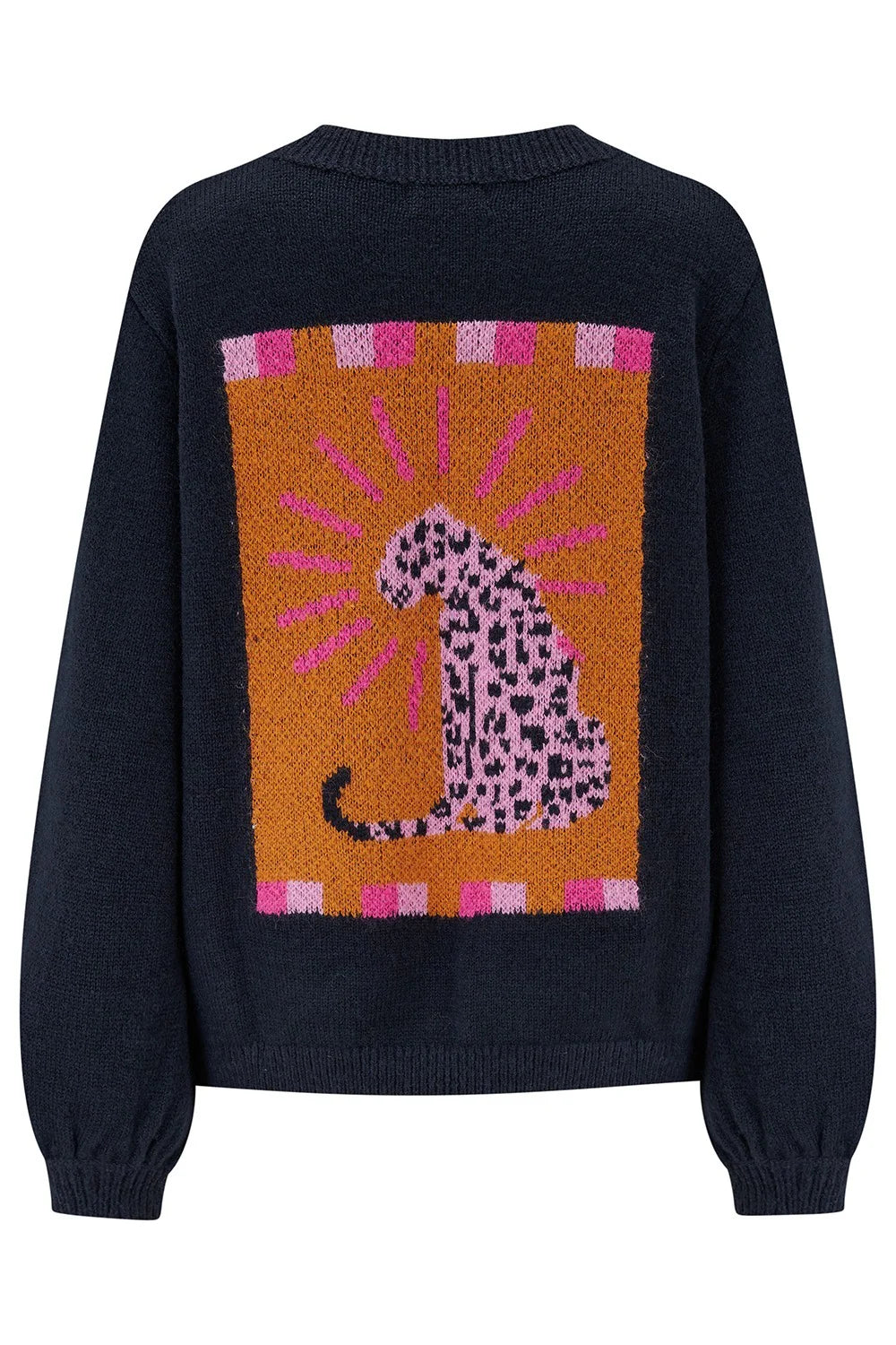 Sugarhill Essie leopard Rays jumper