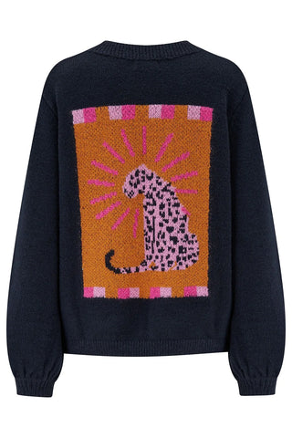 Sugarhill Essie leopard Rays jumper