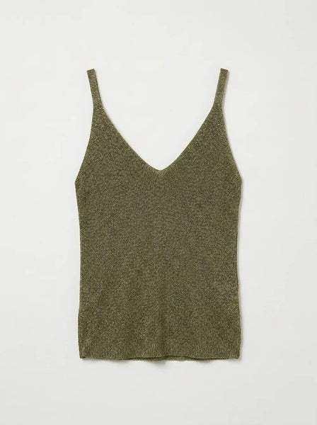 Lurex Knit Tank Top @2007_DeBLux: Pale pink