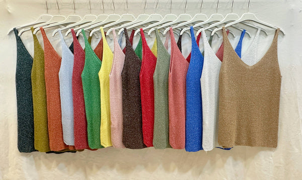 Lurex Knit Tank Top @2007_DeBLux: Bois De Rose