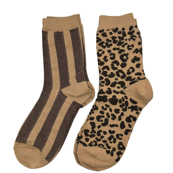 Sand Leopard & Berlin sock box duo