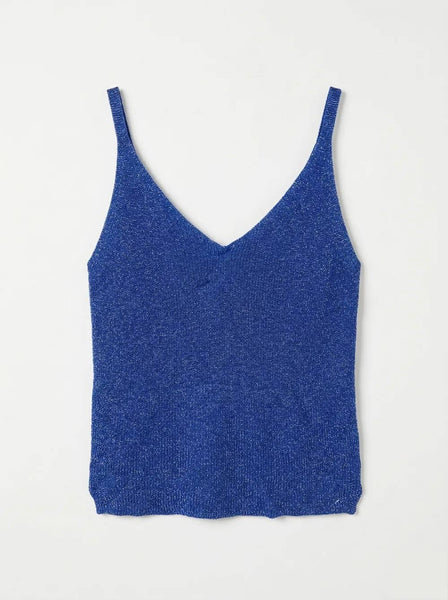 Lurex Knit Tank Top @2007_DeBLux: Camel