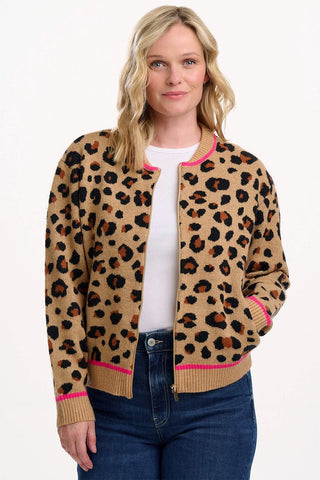Sugarhill Solana Leopard Bomber