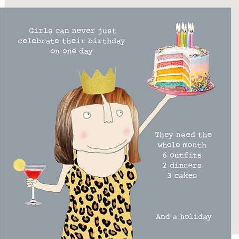 Girls Birthday Card