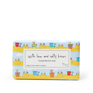 With love and salty kisses soap
